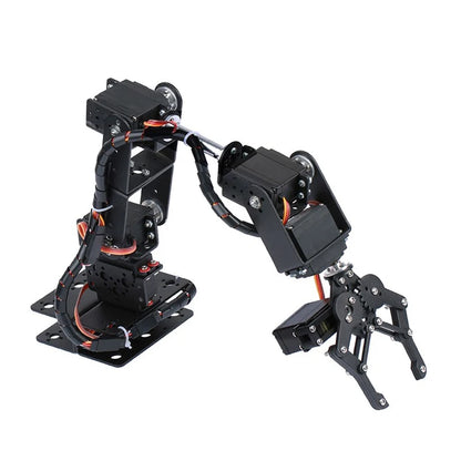 Upgraded 6dof Robotic Arm Multi DOF Robot Manipulator Gripper with 6pcs Mg996r Servos Steering Gear Grabbing Maker Education