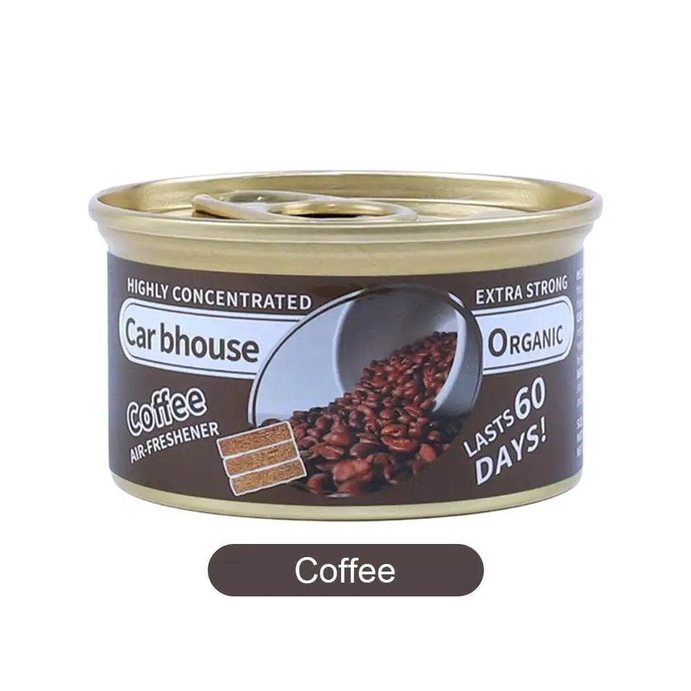 Car Air Freshener Bubble Gum Scent Perfume Canned Wood Block LongLasting Strong Aroma Auto Home Closet Deodorizer