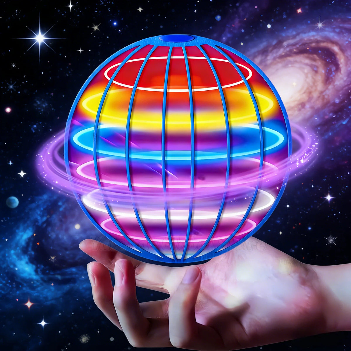 2026 Hand Controlled Flying Ball Boomerang Hover Ball Flying Spinner Toy with Magic LED Lights Fidget Toys