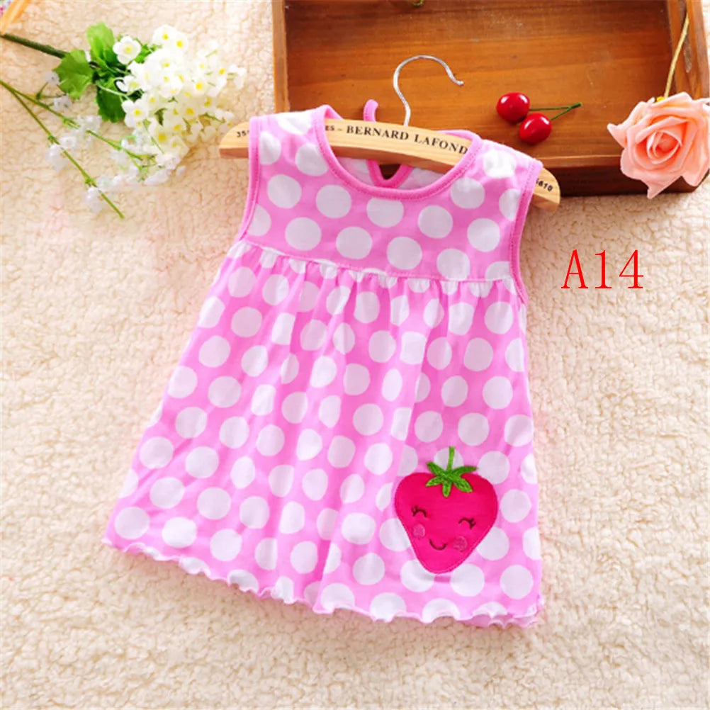 Hot Sale Cotton Romper Dress Baby Girls Sister Kids Dresses Cotton Newborn Costum Regular Sleeveless A-Line Girl Dresses