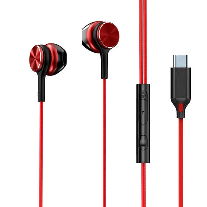 Type C Wired Earphones HiFi Stereo Sound in Ear Headphones 3.5mm Heavy Bass Music Headset For Samsung Galaxy S26 S25 S24 Earbuds
