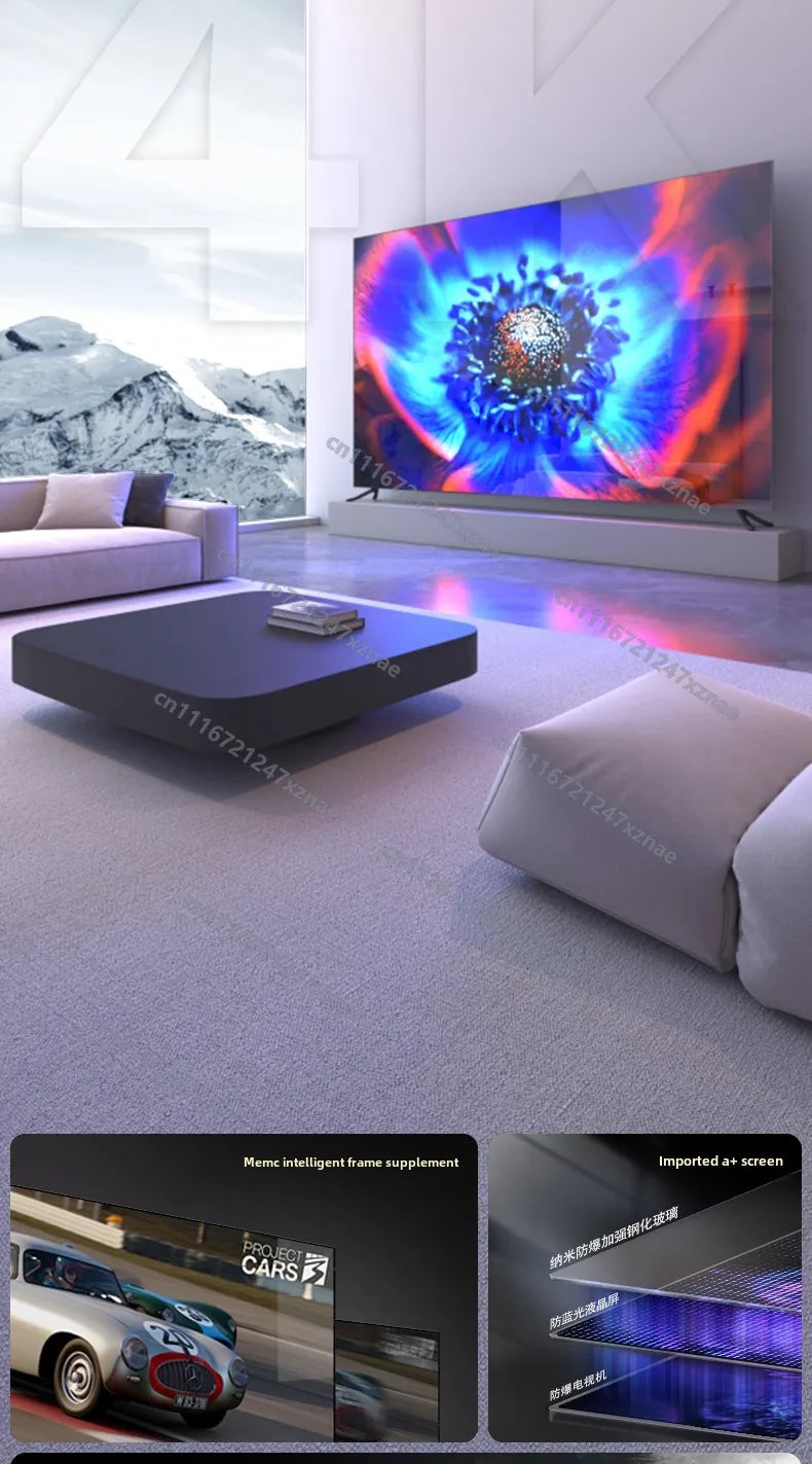 100 inch TV 110 120 network WIFI75  85 high definition 4k full screen