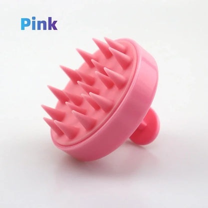Silicone Shampoo Scalp Hair Massager Head Body Scalp Massage Brush Shampoo Massage Comb Massage Scalp Acupuncture Point