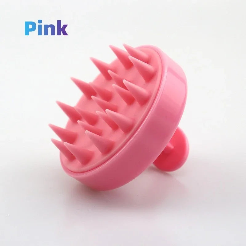 Silicone Shampoo Scalp Hair Massager Head Body Scalp Massage Brush Shampoo Massage Comb Massage Scalp Acupuncture Point
