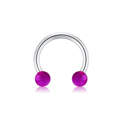 31 Styles 16G Surgical Steel 1 Pcs Nose Septum Rings Piercing Jewelry Horseshoe Cartilage Earring Eyebrow Lip Retainer 8mm 10mm