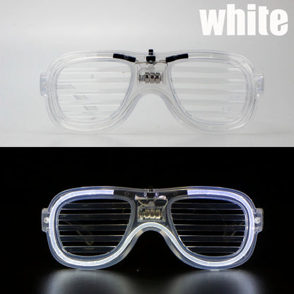5/10/15/20/30 Pcs Led Neon Party Glasses Light Up Sunglasses Glow in the Dark Glasses for Kids Adults Party Supplies