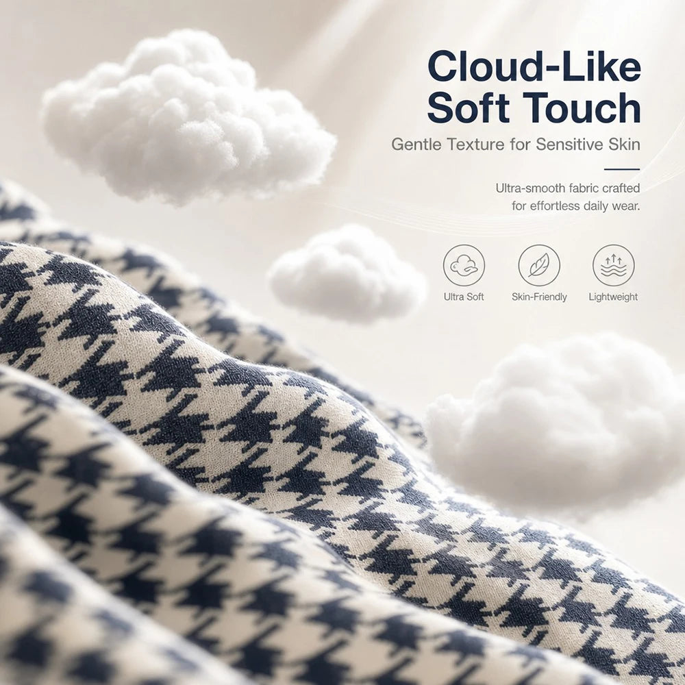 1/3PCS 95% Cotton Soft Boxers Striped/Dot/Plaid Knit Man Underwear Autumn Breathable Antibacterial 3D Mesh Crotch Men's Panties