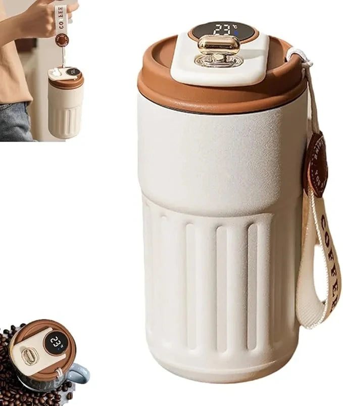 450ML Stainless Steel Thermo Water Bottle LED Temperature Display Coffee Cup Keep Cold and Heat Thermal Mug Travel Vacuum Flask