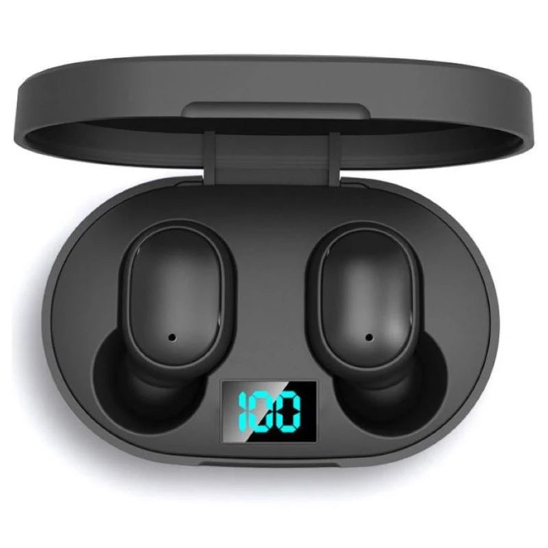 E6S Bluetooth Earphones Gaming Headset Earbuds TWS Blutooth Earphone Wireless Hearing Aids Sports EarBuds HiFi Stereo Headphones