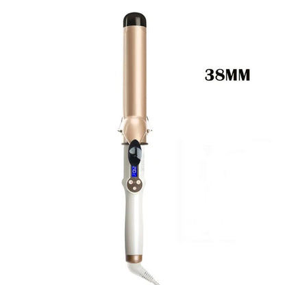 Electric Professional Ceramic Hair Curler LED Curling Iron Roller Curls Wand Waver Hair Straightener Styling Tool 9mm-38mm