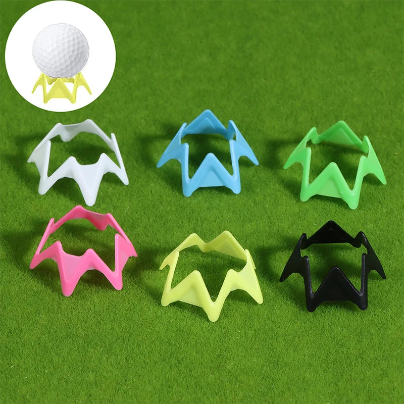 5Pcs Plastic Golf Mat Tees Golf Simulator Tees Practice Golf Tees For Winter Turf Driving Range Home Golf Tees For Golf Training