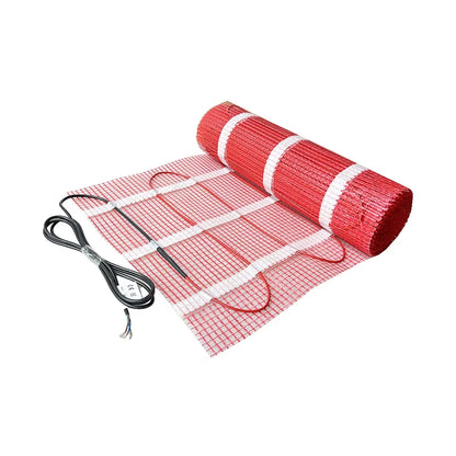 Radiant Electric Floor Quickly Heating System With Required Wifi Programmable Thermostat Includes Sensor Red Or White  Warm Mat