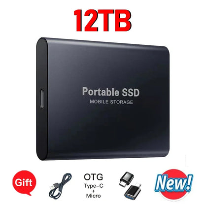 Reliable Brand 1TB External Hard Drive  Portable SSD  2TB 4TB  USB 3.1 High Speed Solid State Disk Data Storage