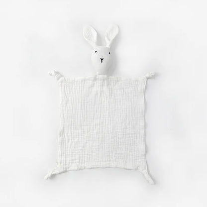 Baby Cotton Muslin Comfortable Blanket Cute  Infant Kids Sleep Appease Towel Children Rabbit Saliva Scarf Gauze Blankets