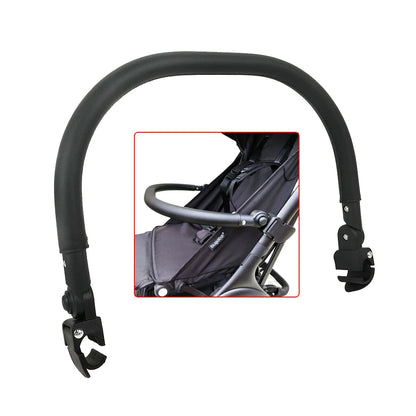 Stroller Armrest For Bugaboo Butterfly 2022~2026 V1/V2 Buggy Bumper Bar With Leather Cover Adjustable Baby Pushchair Accessories