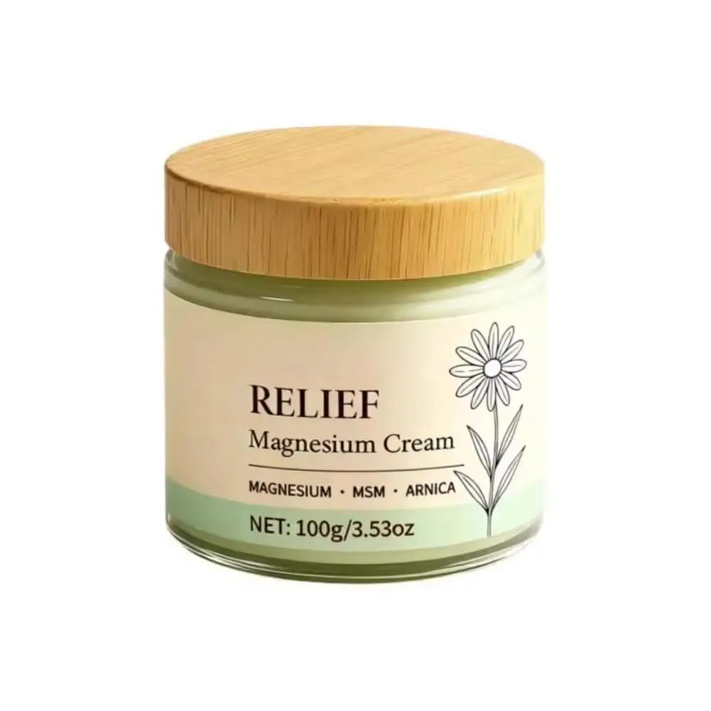 Total Magnesium Cream for Daily Body Massage Moisturizing Body for Joint Feet Hands Legs Muscles Soothing Care