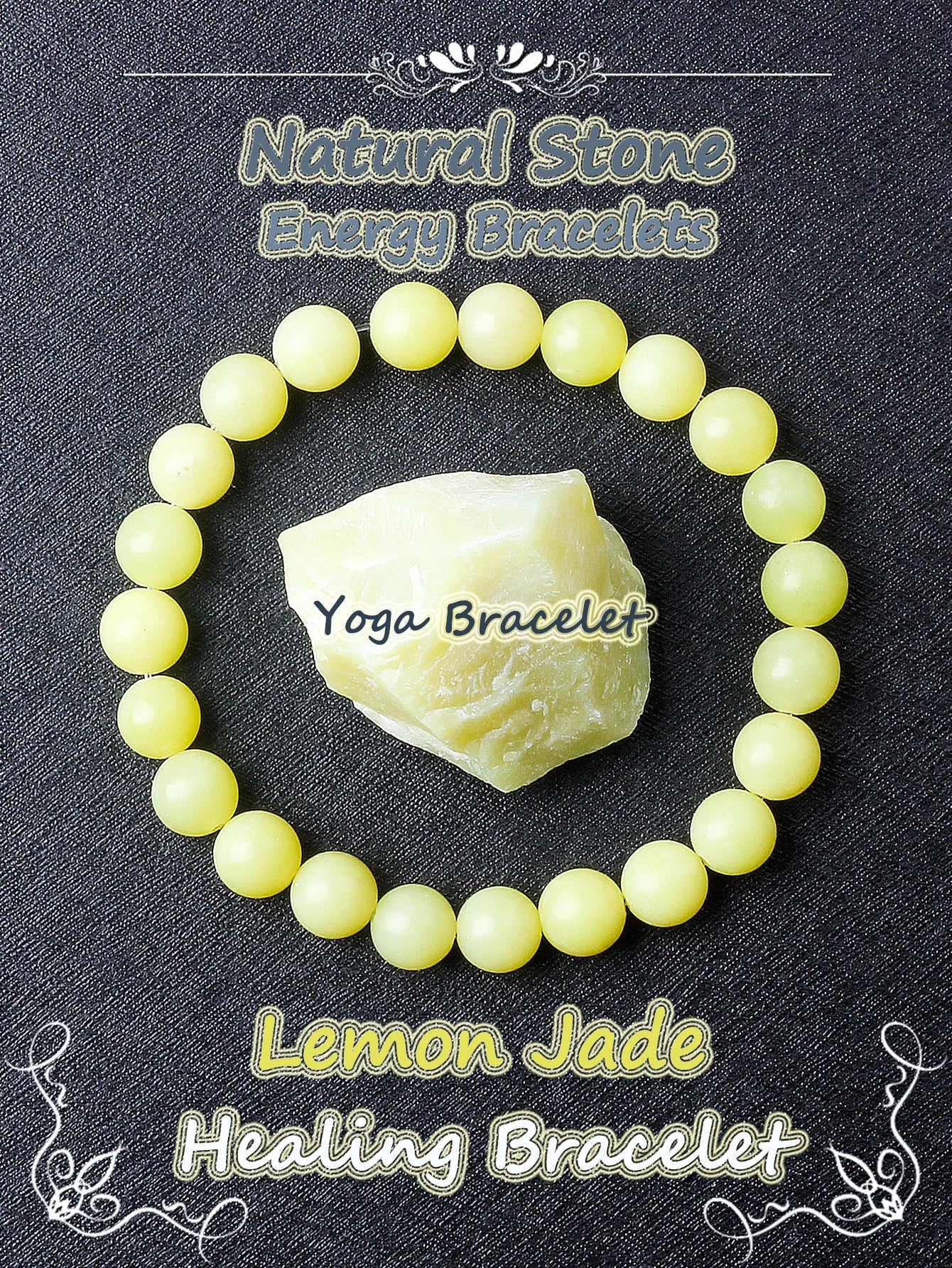 Original Natural Stone Beads Bracelet Men Women Reiki Blue Apatite Lapis Lazuli Amethyst Yellow Tiger Eye Beads Bracelet Jewelry