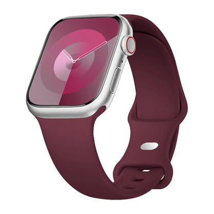 Silicone Strap For Apple Watch Bands 40mm 44mm 46mm 45mm 41mm 49mm 42 Correa Bracelet iWatch series ultra3 2 7 8 9 se 10 11 band
