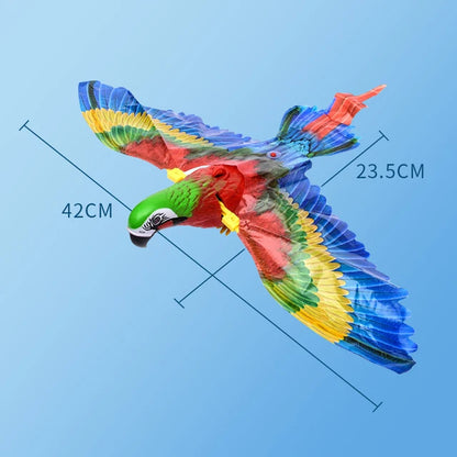 NONOR Cat Interactive Toys Simulation Bird Electric Hanging Eagle Flying Bird Cat Teasering Play Cat Stick Scratch Rope Pet Toys