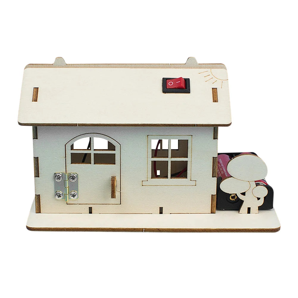 Stem Kits for Kids DIY Physical Scientific Experiments Circuit Kit ABS Electronic Components Children Educational Manual Toys