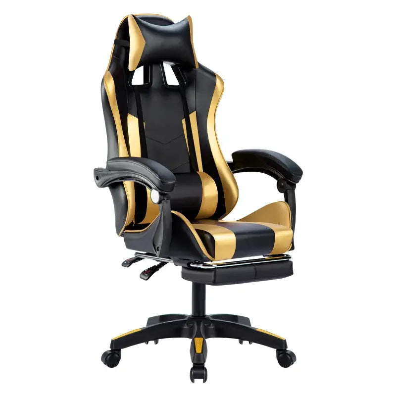 Factory Revolving Gaming Race Chairs for Gamer With Footrest
