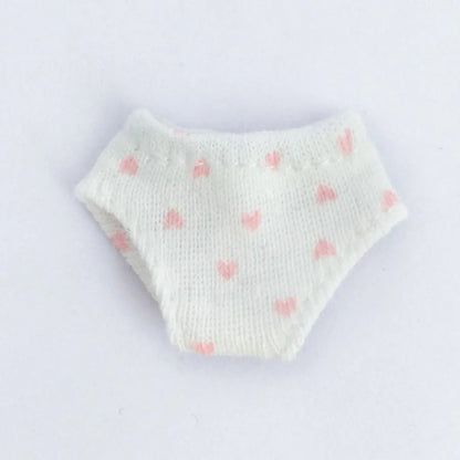 Cute OB11 Doll's Underwear DIY Elasticity Cotton Underwear 12 Colors Briefs Underwear