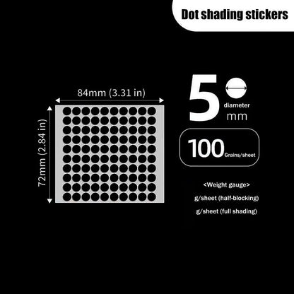 100pcs Black Light-Blocking Stickers For VR Glasses AI Intelligent Glasser Record Video Shading Sticker Privacy Stickers
