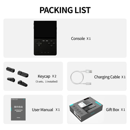 TRIMUI Brick Hammer Portable Handheld Game Player CNC Full Metal 3.2'' IPS Screen Retro Games Linux System Video Gaming Device