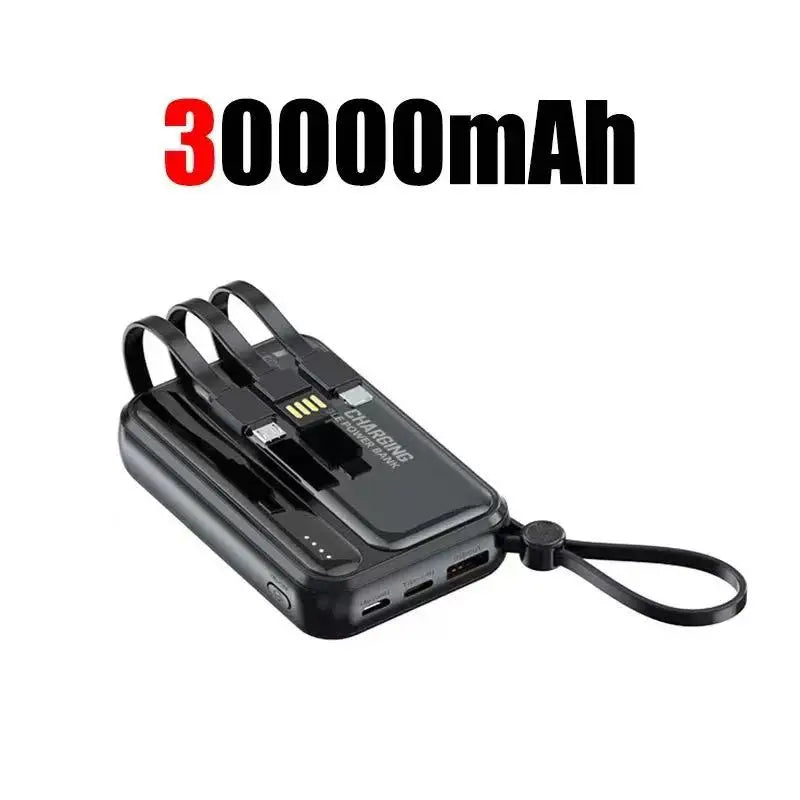 Lenovo 2026New 120W Super Fast Charging 500000mAh 4 In1 Cables Portable Powerbank Power Bank For Iphone Huawei Samsung