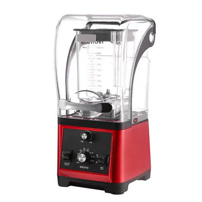 Milk Tea Shop Equipment Commercial Sand Ice Machine Sound Insulation with Hood Noise Reduction Automatic Ice Crusher