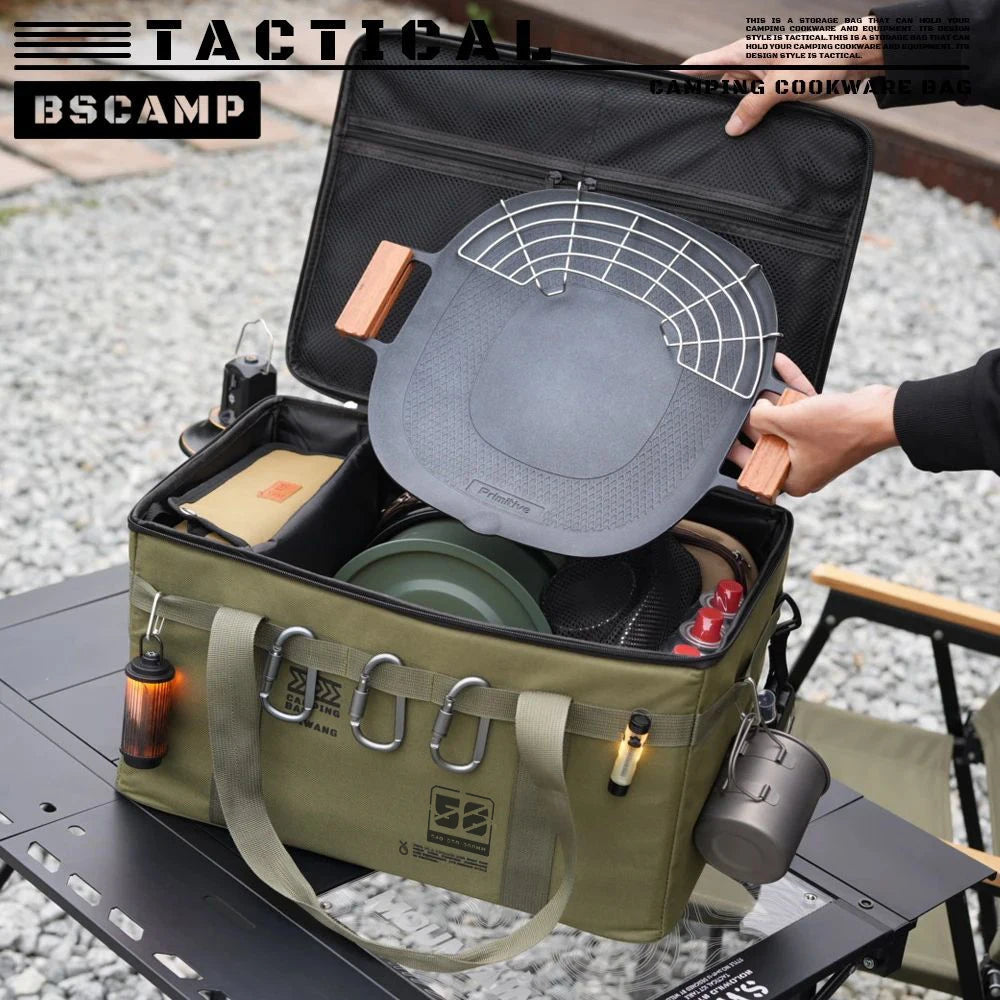 30l/42l/56l Insulated Waterproof Tactical Camping Bag Foldable Outdoor