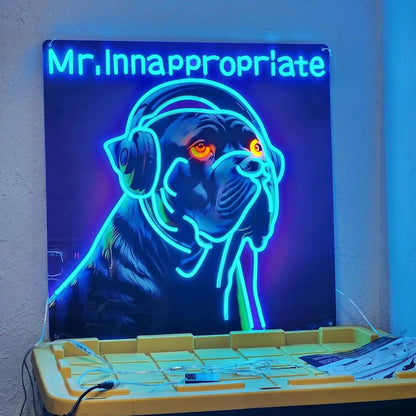 Custom LED Neon Sign Large Size Business Logo Commercial Grade Signage Restaurant Cafe Bar Office Storefront Decor Wall Light