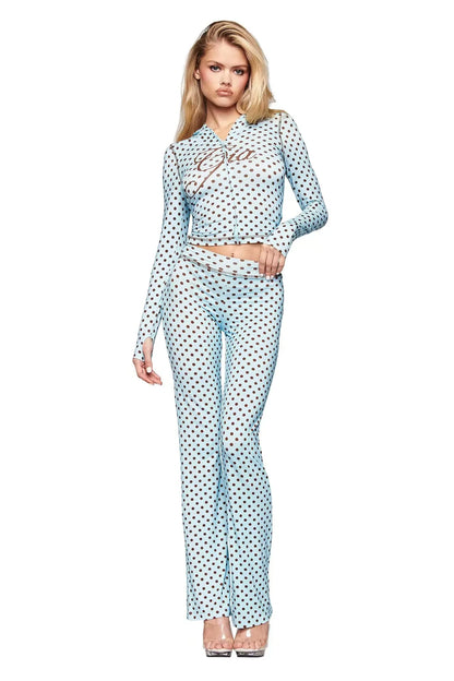 GIA Front Shoulder Slim Fit Jacket Pants Set with Letter Print Design Hooded Zipper Snake Pattern Short Fit Streetwear