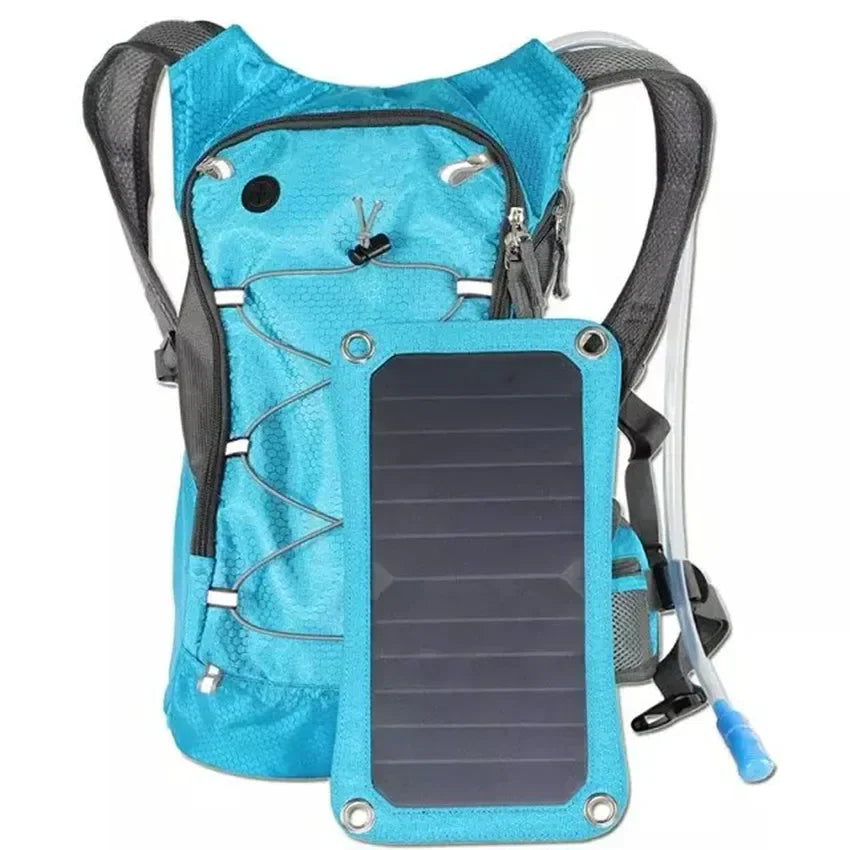 High Quality 5V Solar Panel Battery Charging Business Travel Backpacks Bags Tourism Bags USB Output Charger Men Backpack Bag