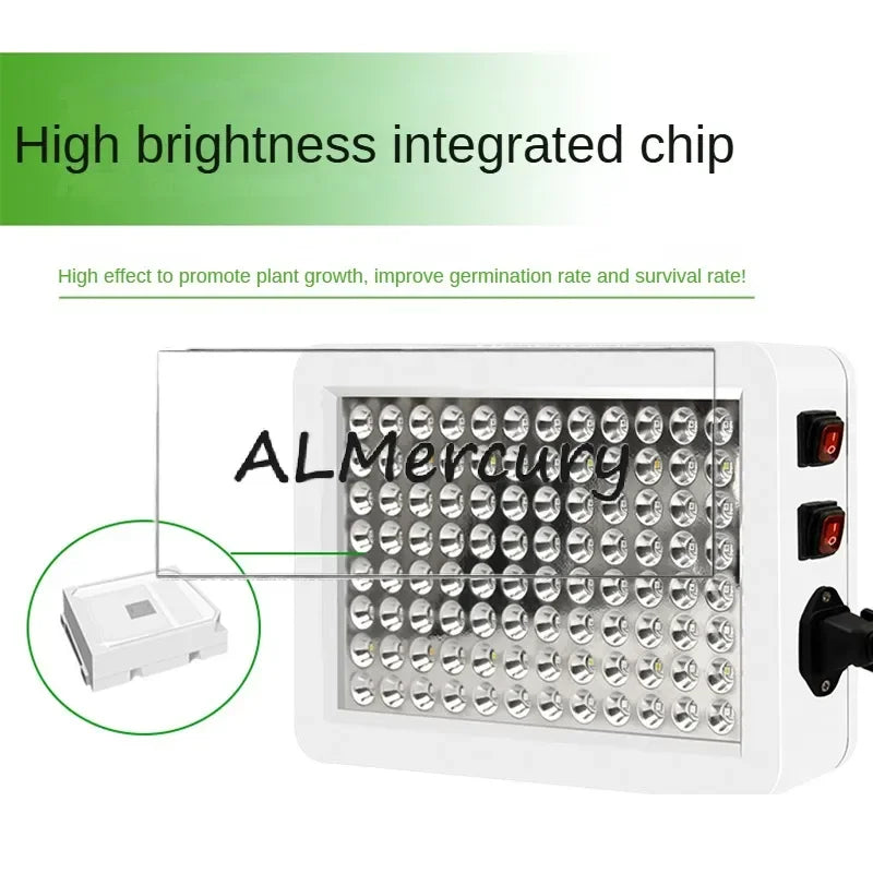 Full spectrum plant growth light dual mode switch suitable for greenhouse and a variety of plant growth waterproof plant light