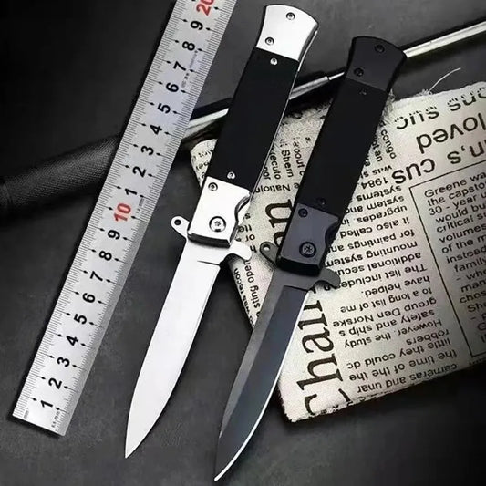 Portable Outdoor Folding Knife Stainless Steel High Hardness Multi-Purpose Small Knife for Wilderness Survival