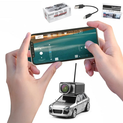 WLtoys 6401 Mini RC Cars 1:64 with 720P FPV Camera, Wifi APP Control, 2025 New RC Racing Car Toy, Kids Gifts for Boys Girls