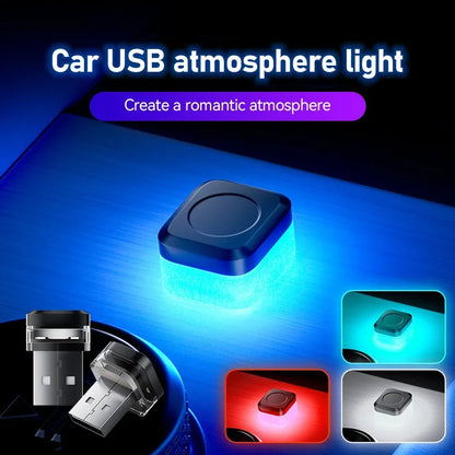 New Universal USB Car Interior Ambient Atmosphere Light LED Signal Lights Auto Reading Night Light Home Decoration Accessories
