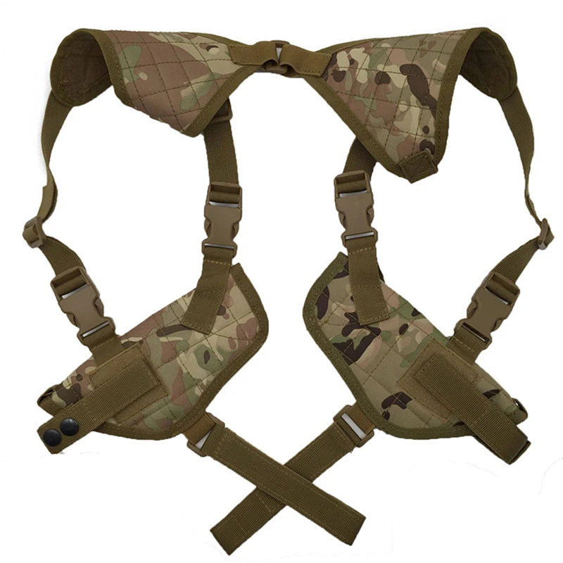 Left Right Hand Tactical Nylon Gun Holster Universal Pistol Gun Carry Pouch Concealed Shoulder Holster G17 M9 Gun