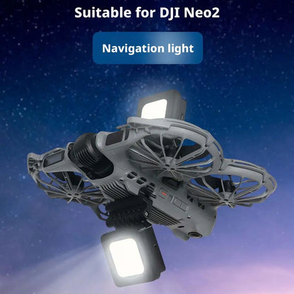 Drone Night Flight Light, Indicator Light for DJI Neo 2 Drone Accessories Anti-Collision Rechargeable LED Light Navigation Light