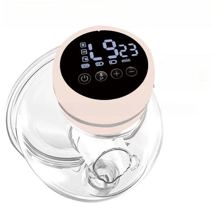 Hands‑Free Wearable Breast Pump, 19/24mm Flange Portable Electric Breast Pump, Quiet Comfortable Rechargeable Breastfeeding Pump