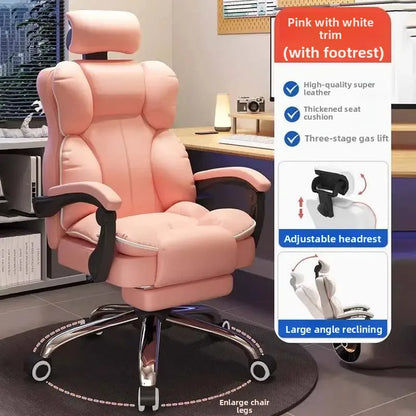 AOLIVIYA Gaming Chair Gamer Computer Chair Office Desk Chair Reclining Ergonomic Boss Simple Comfy E Sports Seat
