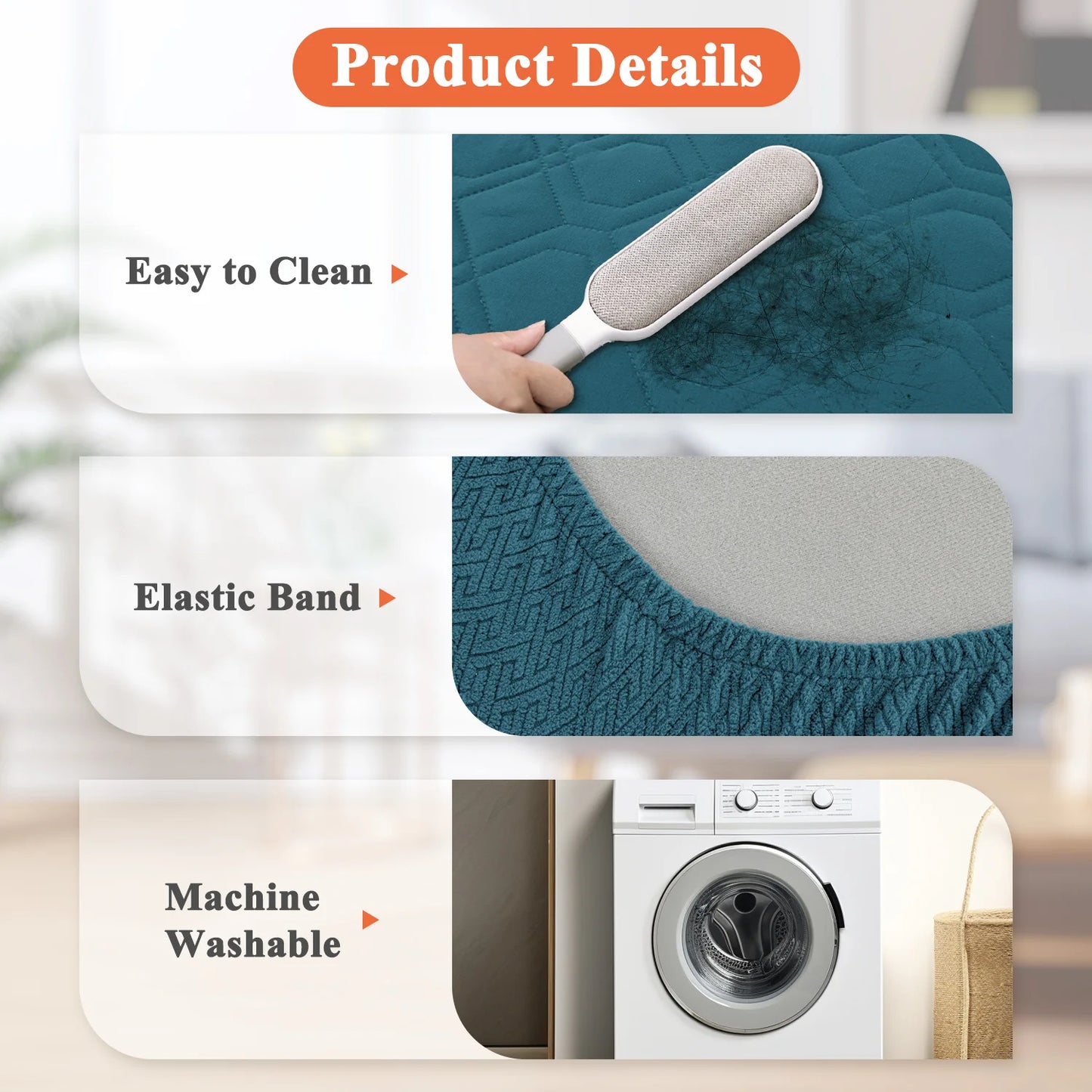 Dog Bed Covers Replacement Washable - Waterproof Dog Bed Covers Quilted, Water Absorbable Pet Puppy Bed Cover for Dog Cat