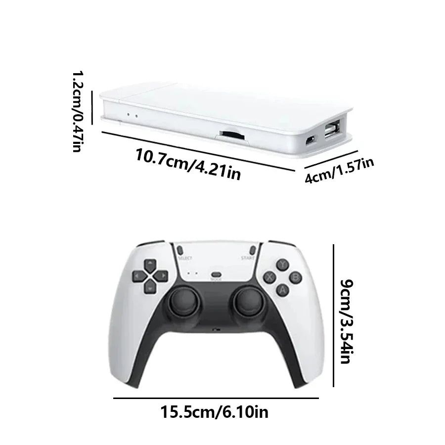 M15 Game Stick Mini TV Handheld Game Classic 4K Retro Game Wireless Controllers HD Output Gaming Console for PS1 Arcade