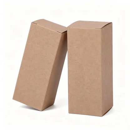 100/500pcs White Black Kraft Paper Tube Boxes Cosmetic Storage Box Lipstick Essential Oil Bottle Packaging Box For Gift