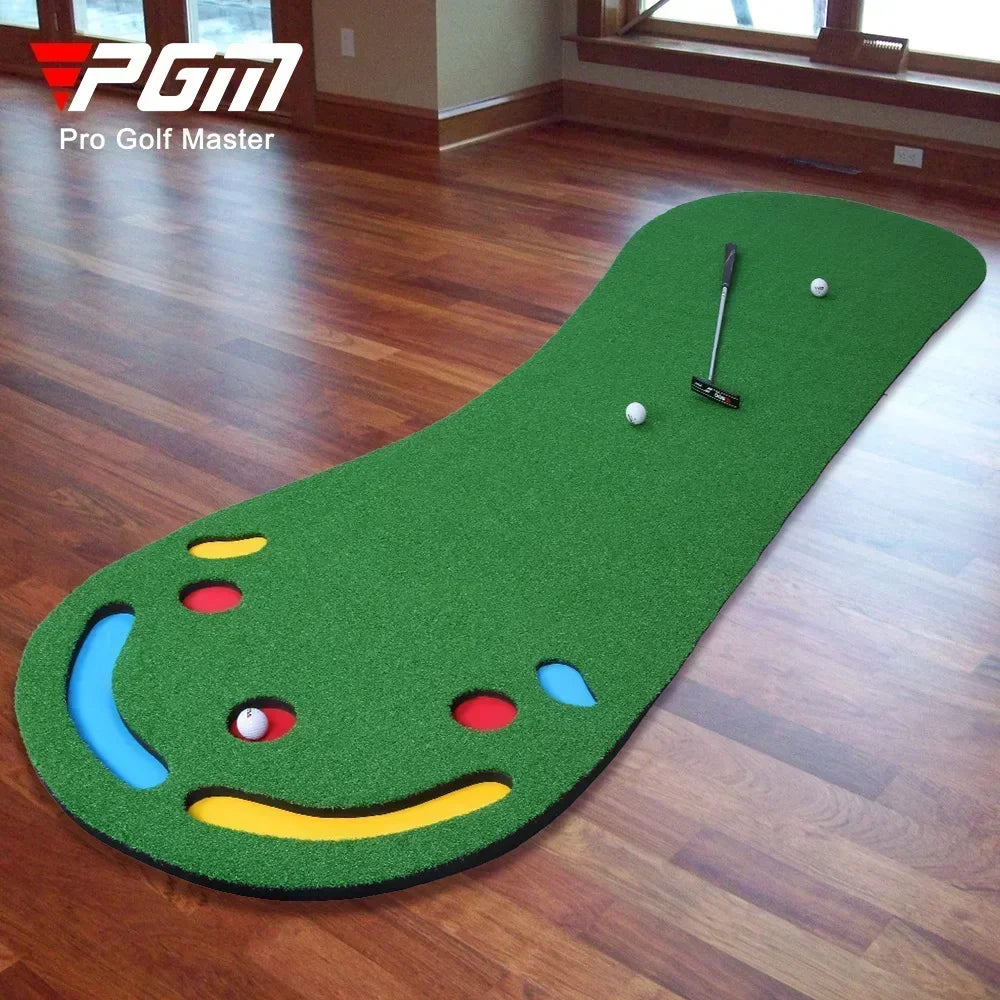 PGM Golf Green Home Golf Putting Mats Golf Putting Practice Equipment Professional Indoor Putting Practice Trainer