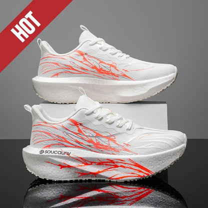 Running Shoes Carbon Board Speciality Marathon Men Sports Breathable Lightweight Women's Comfortable Athletic Nonskid Sneakers