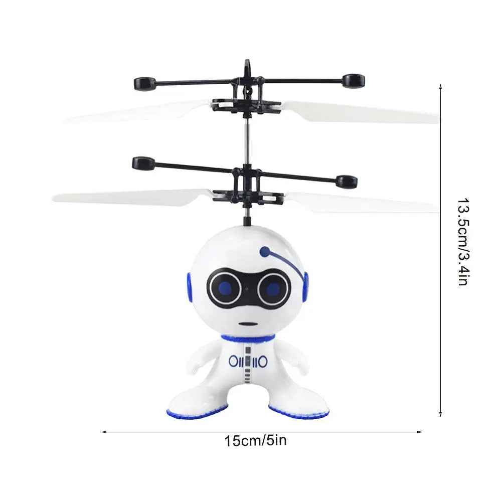 Mini Bee Drone Induction UFO Toy RC Helicopter Quadrocopter Fairy Flying Ball for Kids Hand Operated Gift