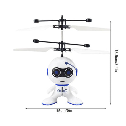 Mini Bee Drone Induction UFO Toy RC Helicopter Quadrocopter Fairy Flying Ball for Kids Hand Operated Gift