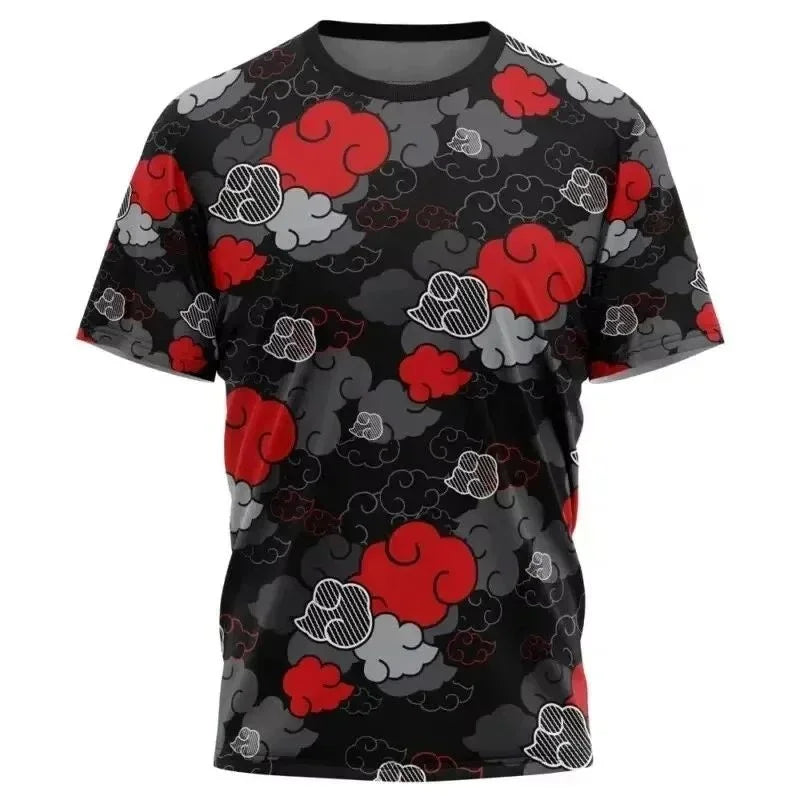 Naruto Cosplay Unisex 3D Printed T-shirt, Children's Street Wear, Harajuku Style T-shirt Top, 2026 Gift Short Sleeved Shirt